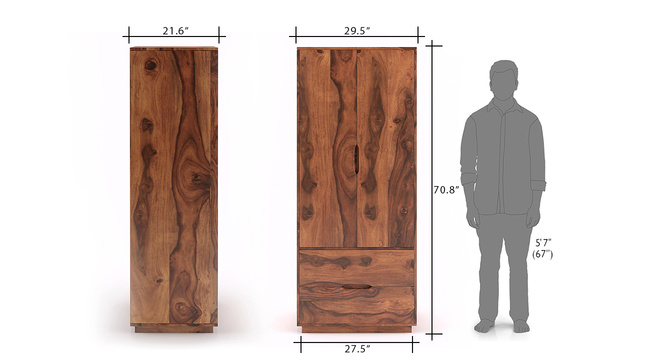 Juhi Solid wood Wardrobe